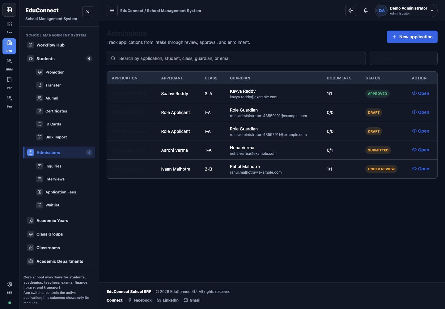 Custom CRM Development interface preview